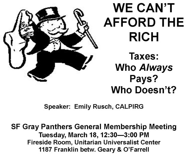 We can't afford the rich